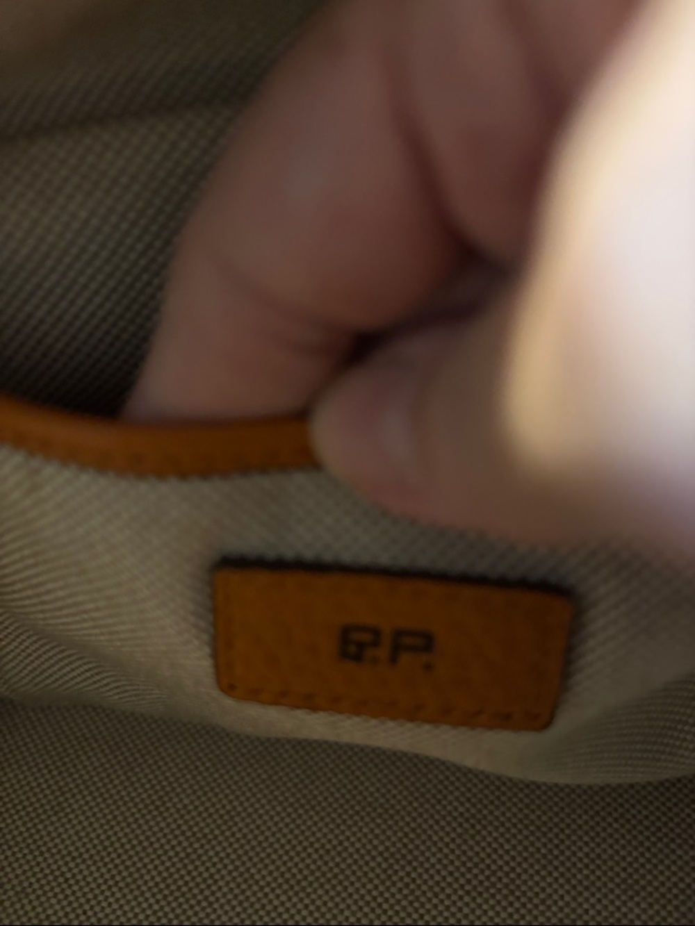 Classic Women's Top-Handle Leather Bag in Orange - Picture 6 of 8